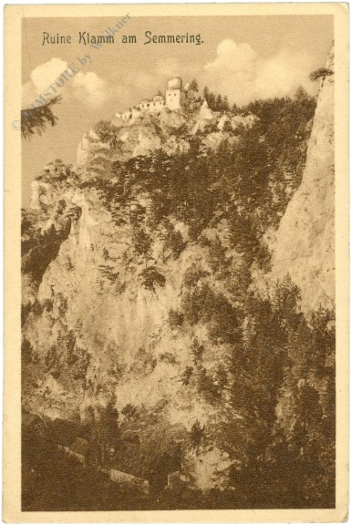semmering, ruine klamm