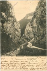 schwarzau im gebirge, felsenpartie im reissthal