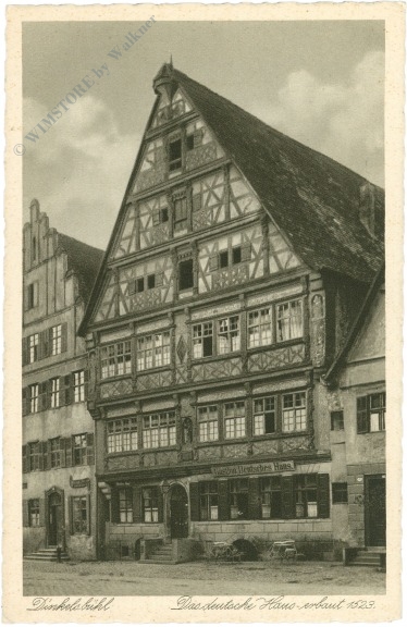 dinkelsbühl, das deutsche haus dinkelsbühl, das deutsche haus