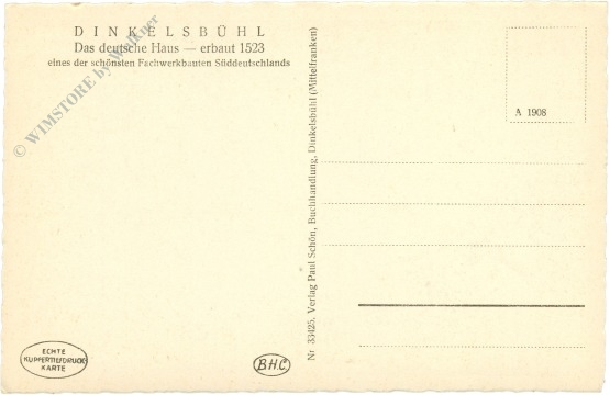 dinkelsbühl, das deutsche haus