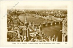 london, unique view of houses of parliament, county hall and westminster bridge
