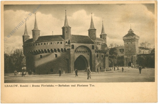krakau, barbakan und florianer tor krakau, barbakan und florianer tor