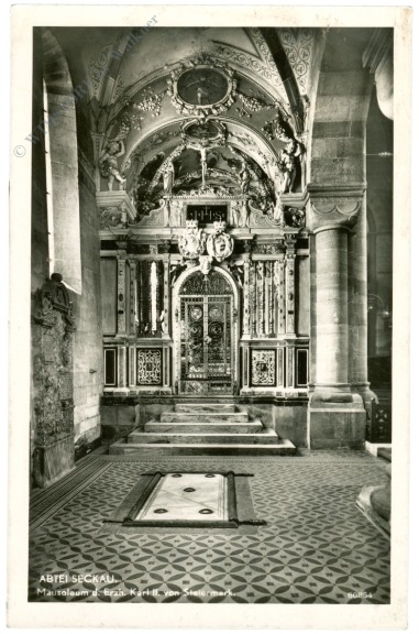 seckau, abtei, mausoleum des erzherzog karl ii