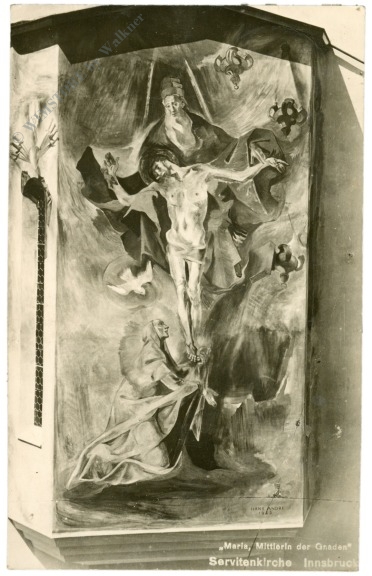 innsbruck, servitenkirche, "maria, mittlerin der gnaden"