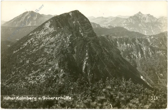 bad goisern, hoher kalmberg und goisererhütte