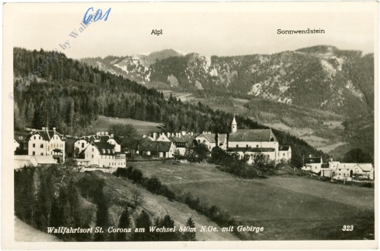 st. corona am wechsel, mit gebirge