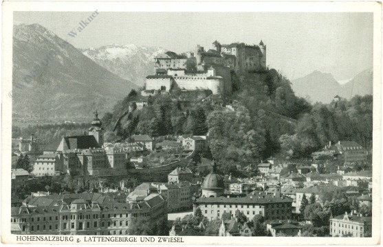 salzburg, festung hohensalzburg, gegen lattengebirge und zwiesel salzburg, festung hohensalzburg, gegen lattengebirge und zwiesel