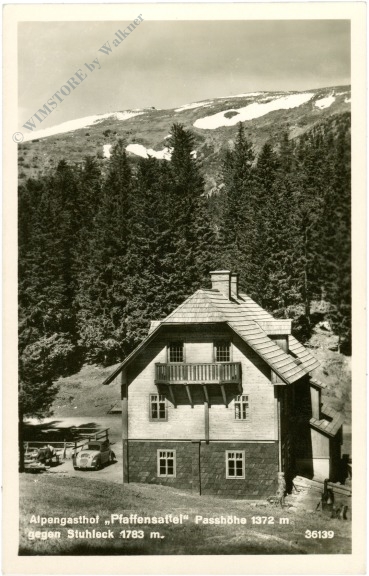 pfaffensattel, alpengasthof "pfaffensattel" gegen stuhleck