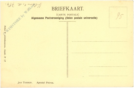 toorop, jan: apostel petrus