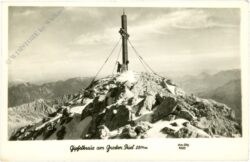 hinterstoder, gipfelkreuz am großen priel
