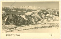tauplitz, vom großen tragl gegen traweng, schneiderkogel, lawinenstein und dachstein
