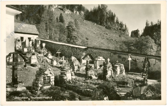 johnsbach, touristenfriedhof