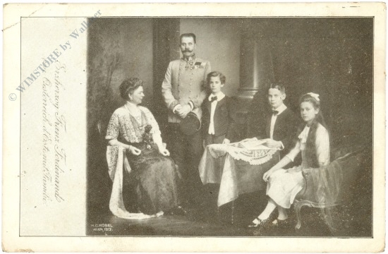 erzherzog franz ferdinand von Österreich mit familie