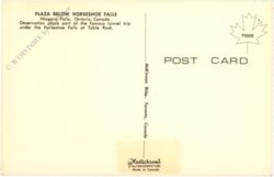 ontario, niagara falls, plaza below horseshoe falls