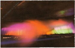 ontario, niagara falls, illuminated view horseshoe falls