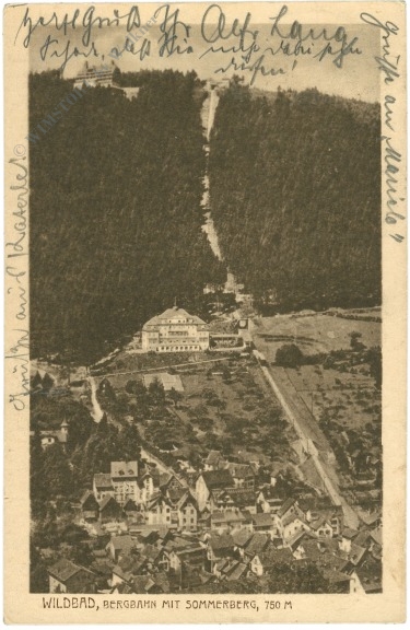 bad wildbad, bergbahn mit sommerberg bad wildbad, bergbahn mit sommerberg