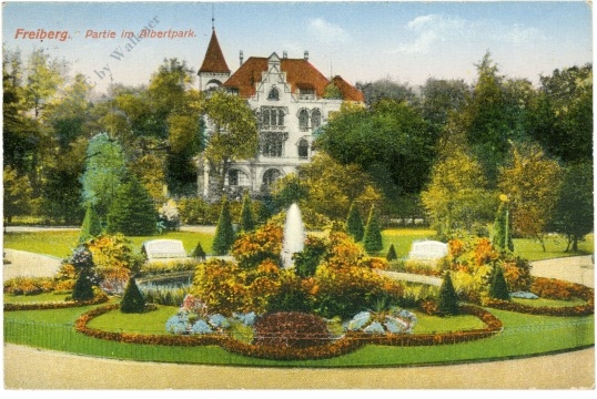 freiberg, partie im albertpark