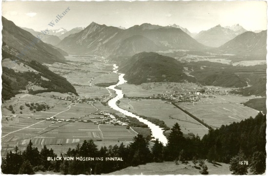 mösern, blick von mösern ins inntal