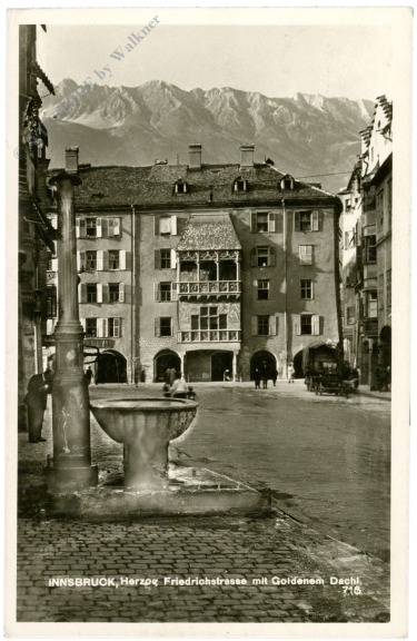 innsbruck, herzog friedrichstrasse mit goldenem dachl