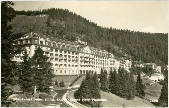 semmering, grand hotel panhans