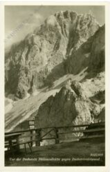 dachstein, von der dachstein südwandhütte gegen dachsteinsüdwand
