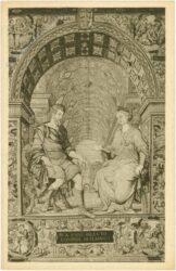 baldachin (mittelteil der rückwand) wiener gobelinsammlung