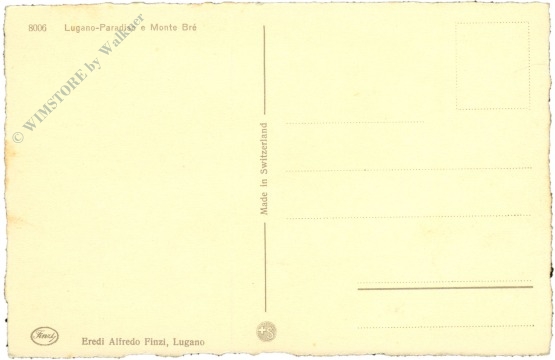 lugano, ansicht mit monte bre
