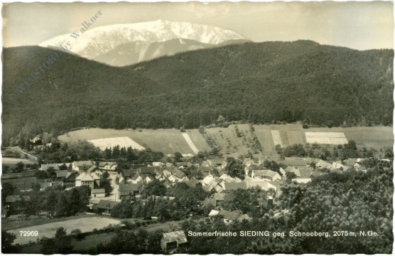 sieding, gegen schneeberg