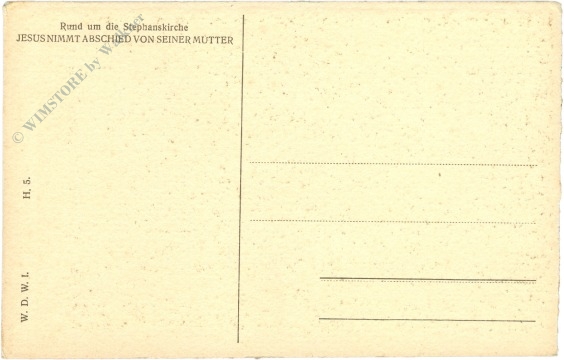 wien 1, stephansdom, jesus nimmt abschied von seiner mutter