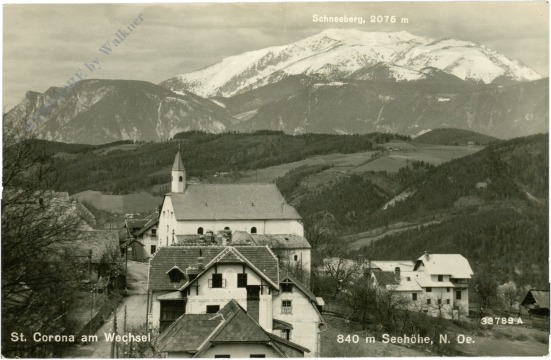 st. corona am wechsel, ortsansicht