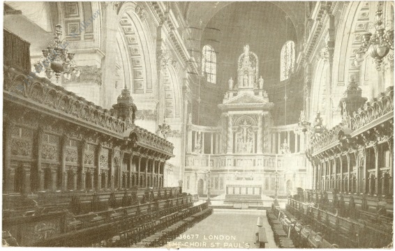 london, the choir st. paul's
