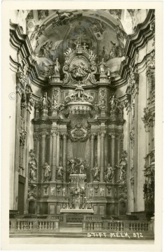 melk, stift, innenansicht