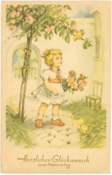 namenstag, mädchen mit blumen namenstag, mädchen mit blumen