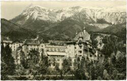 semmering, südbahnhotel gegen rax