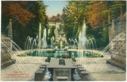 salzburg, schloss hellbrunn, brunnen