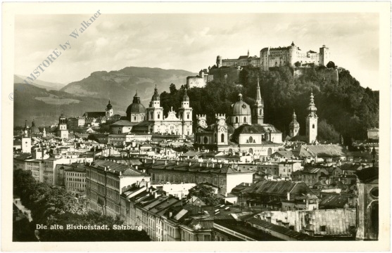 salzburg, ansicht die alte bischofstadt