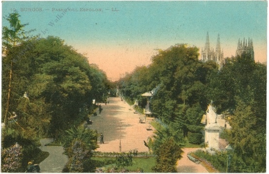 burgos, paseo del espolon burgos, paseo del espolon