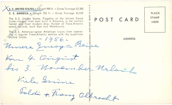 s.s. united states und s.s. america