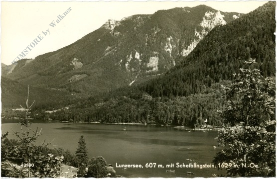 lunzersee, mit scheiblingstein
