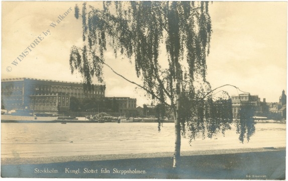 stockholm, kungl. slottet fran skeppsholmen stockholm, kungl. slottet fran skeppsholmen
