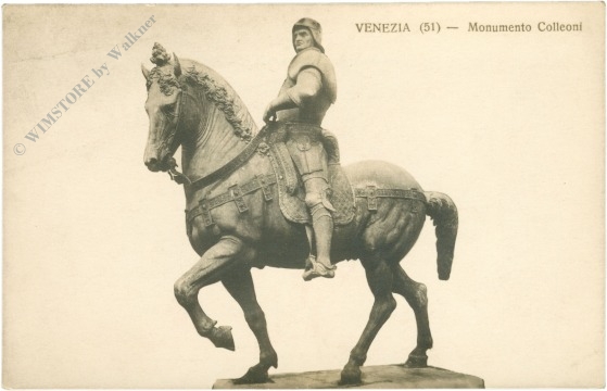 venedig, monumento colleoni