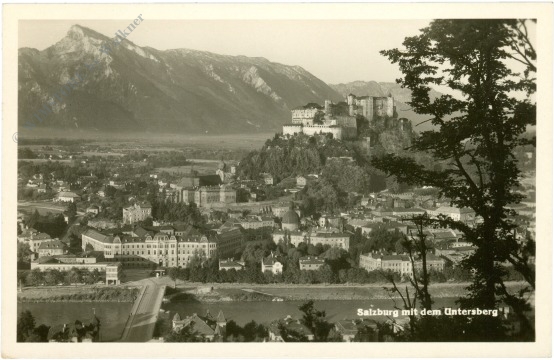 salzburg, mit dem untersberg