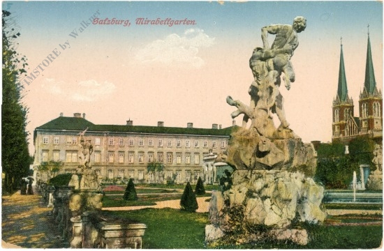 salzburg, schloss mirabell, mirabellgarten salzburg, schloss mirabell, mirabellgarten