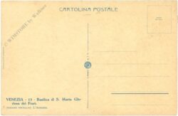 venedig, basilica di s. maria gloriosa dei frari