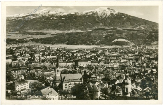 innsbruck, höttig mit patscherkofel
