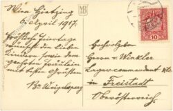 ostern, korb mit blumen