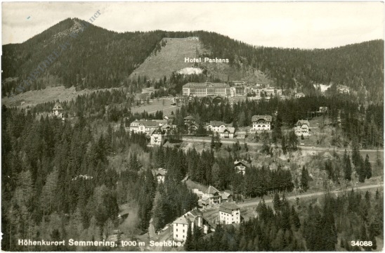 semmering, ortsansicht
