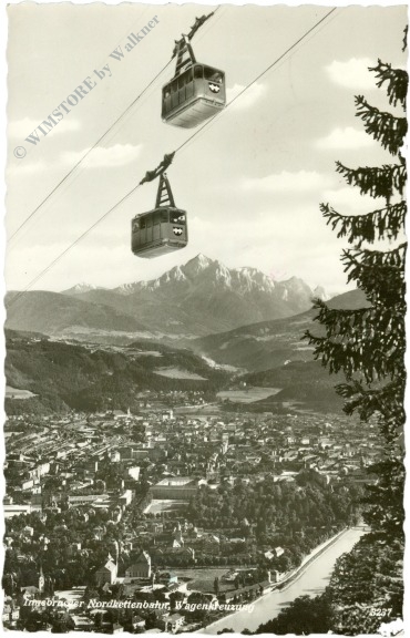 innsbruck, nordkettenbahn, wagenkreuzung
