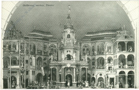 salzburg, schloss hellbrunn, mechanisches theater
