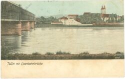 tulln, mit eisenbahnbrücke